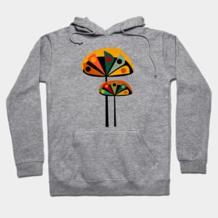 Mid Century Trees 1 Hoodie